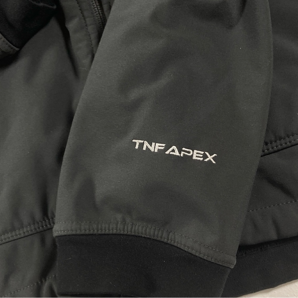 The North Face Jacket Men’s M Black TNF Apex Full Zip Softshell Outdoor Hiking - Picture 10 of 16
